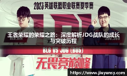 王者荣耀的荣耀之路：深度解析JDG战队的成长与突破历程